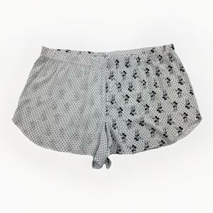 Disney Mickey Mouse Sleep Shorts Womens 3X Polka Dot Rayon Lounge Pajama